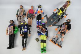 Hasbro - Action Man - 7 x unboxed Action Man figures with some accessories, Ice Extreme,