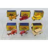 Matchbox - Lesney - Moko - Six boxed Matchbox Regular Wheel model vehicles.