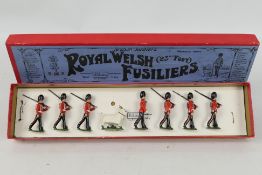 Britains - A boxed set of British Soldiers - Royal Welsh 23rd Foot Fusiliers # 74.