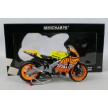 Minichamps - A boxed Valentino Rossi Honda 2003 RC211V Repsol Honda Team bike in 1:12 scale #