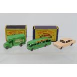 Matchbox - Lesney - Moko - A trio of Matchbox Regular Wheel diecast vehicles.