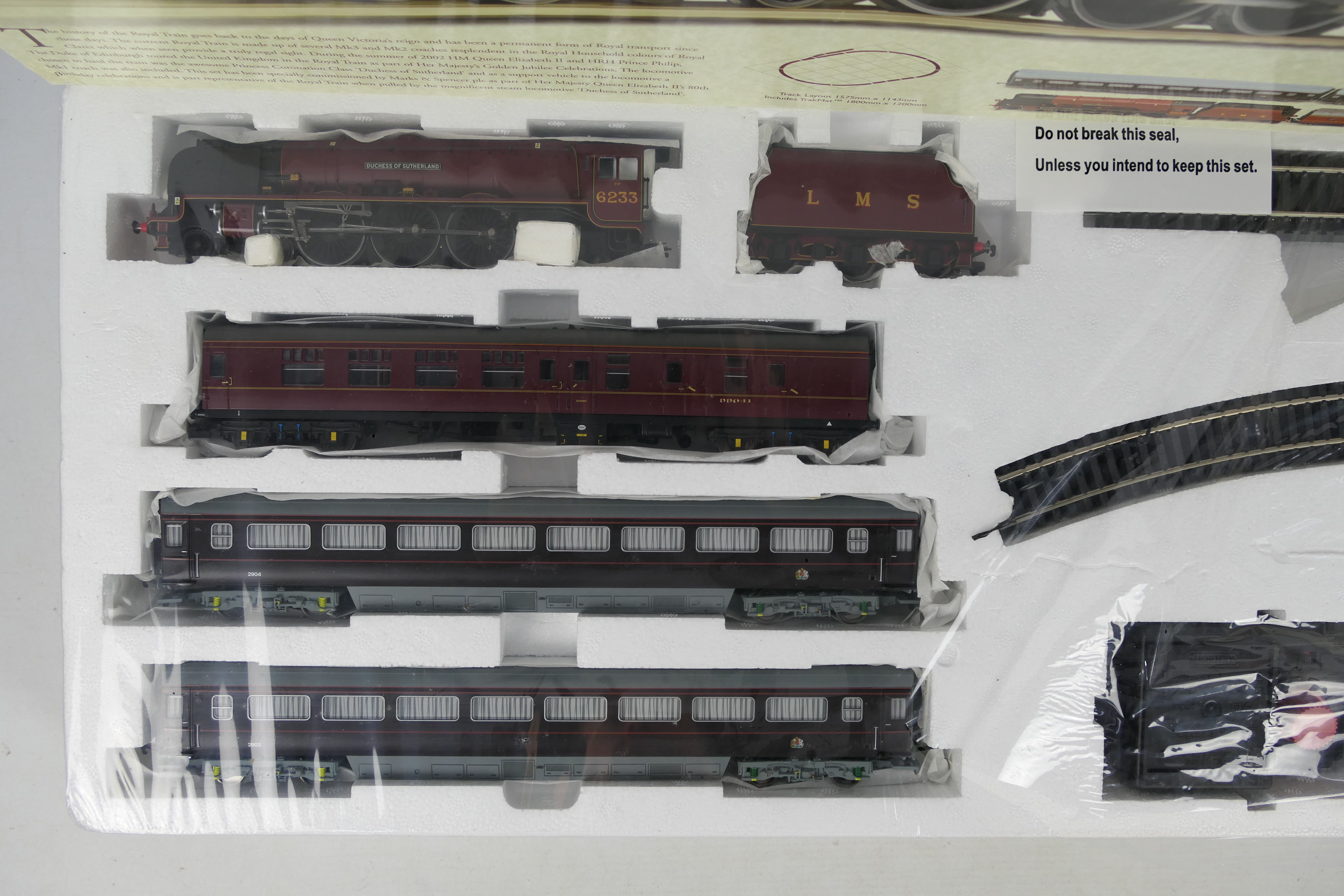 Hornby - A boxed Hornby 'Marks & Spencer Special Edition' The Royal Train OO gauge train set. - Image 2 of 3