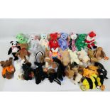 TY Beanie Babies - Approx 30 Beanie Babies to include; Ewey, Spinner, Chops,