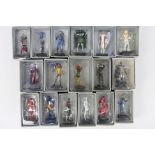 Eaglemoss - Marvel - A boxed collection of 17 Marvel and DC collectable figurines from Eaglemoss.