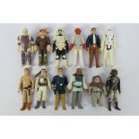 Star Wars - Kenner - LFL - CPG - GMFGI - A squad of 12 loose vintage Star Wars figures.