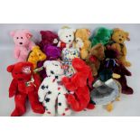 TY Beanie Buddies - A selection of approx 15 Beanie Buddies, to include: Teddy, Hope, Mum and Twigs.