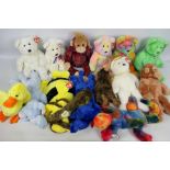 TY Beanie Buddies - A selection of approx 15 Beanie Buddies to include: The Beginning Bear,