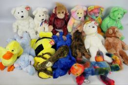 TY Beanie Buddies - A selection of approx 15 Beanie Buddies to include: The Beginning Bear,