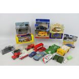Corgi - Solido - Tri-ang - Schuco - 10 x boxed / carded vehicles and 9 x unboxed including Leyland