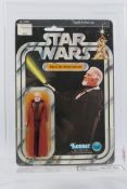Kenner - Star Wars - Graded Figure - A UKG graded 1977 Kenner Ben (Obi-Wan) Kenobi figure on card,
