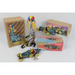 Schylling - Fantastic - Three boxed wind-up tinplate toys,