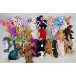 TY Beanie Babies - A selection of approx 30 Beanie Babies to include: Pouch, Fetch,