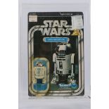 Kenner - Star Wars - Graded Figure - A UKG graded 1978 Kenner R2-D2 figure on card, 12 back # 38200.