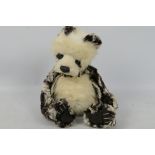 Charlie Bears - A black and white coloured Charlie Bear.