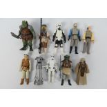 Star Wars - 10 x figures including Lobot marked LFL 1980, Zucuss 4-LOM LFL 1981,