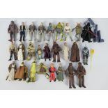 Star Wars - Kenner - Hasbro - LFL - A force of 26 loose modern Kenner Star Wars figures.
