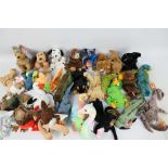 TY Beanie Babies - Approx 30 Beanie Babies to include; Weenie, Paul, Glow and Ally.