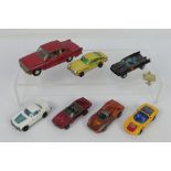 Spot-On - Hot Wheels - Corgi Rockets - An unboxed collection of seven collectible diecast model
