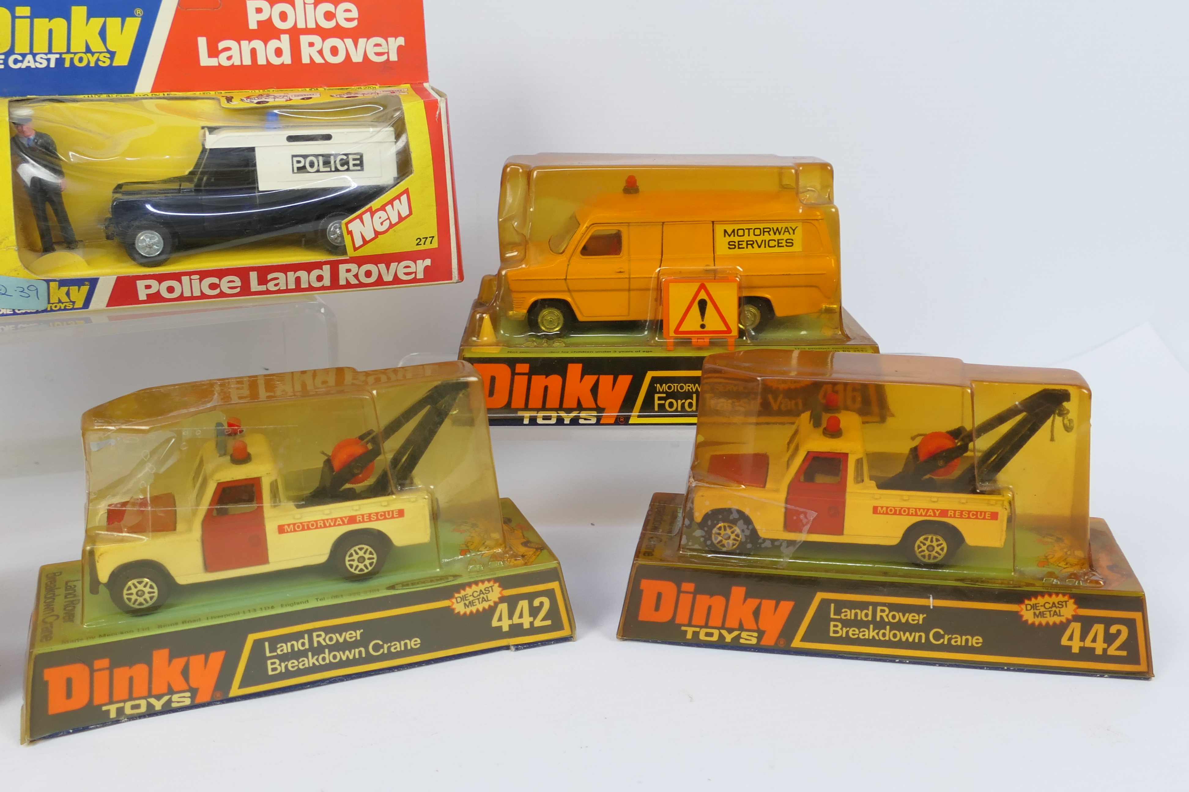Dinky - Unsold Shop Stock - 6 x boxed models, 2 x Ford Transit Vans # 416, - Image 3 of 3