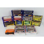 Corgi - Unsold Shop Stock - 15 x boxed Double Decker Bus models including a Routemaster in 1984