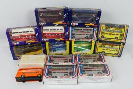 Corgi - Unsold Shop Stock - 15 x boxed Double Decker Bus models including a Routemaster in 1984