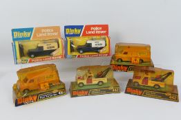 Dinky - Unsold Shop Stock - 6 x boxed models, 2 x Ford Transit Vans # 416,