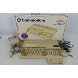 Commodore - A boxed vintage Commodore Amiga 500 PC.