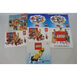 Lego - 7 x vintage Lego range catalogues from 1978, 1981, 1982, 1983 and 1987.