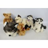 A selection of soft toys to include Keel,