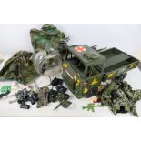 Cherilea - Hasbro - Action Man - A collection of equipment including Foden Army lorry,