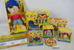 Noddy - A collection of unsealed, boxed Noddy toys to include; A Noddy vehicle set,