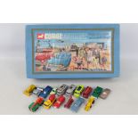 Corgi - Matchbox - Husky - A Corgi 'Corgi Tourist' " Portable Service Station with roof parking and