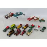 Corgi Toys - Dinky Toys - Matchbox Models of Yesteryear - A group of unboxed diecast model vehicles