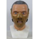 Unknown Maker - Hannibal Lecter - A life size Hannibal Lecter head which appears in Good condition