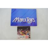 Marx - A rare 1978 Marx Toy 52 page trade catalogue and a fold out brochure featuring games, guns,