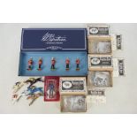 Britains - Bygone Age - Chad Valley - A group of cast metal models including a boxed set Band Of