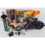 Hasbro - Action Man - A boxed Dr X and a boxed Dr X Chopper Motorbike with an unboxed Crime Buster