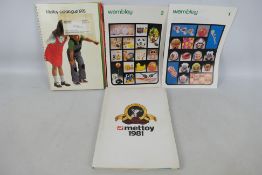 Corgi Mettoy - 4 x Mettoy trade catalogues dating between 1978 and 1982 including Wembley range