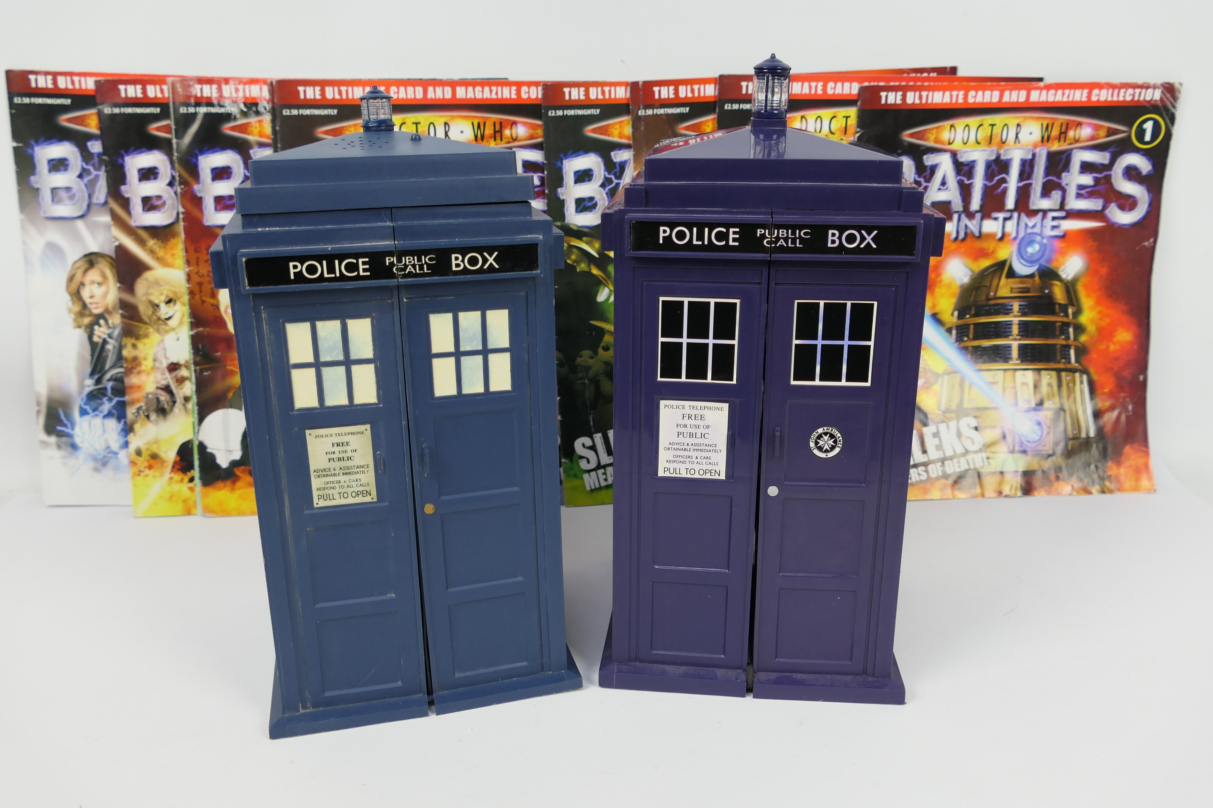 Dr Who - A very large quantity of Dr.Who trading cards presented within two Tardis Collectors Boxes. - Image 6 of 6