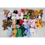 Ty - 36 x Ty Beanie Baby bears and soft toys - Lot includes 2 x Shakespeare-themed Beanie Baby