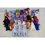 TY Beanie Babies - Approx 29 Beanie babies in sets of: 7 x Christmas themed (Inc Flakey, Roxie,