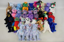 TY Beanie Babies - Approx 29 Beanie babies in sets of: 7 x Christmas themed (Inc Flakey, Roxie,