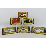 Corgi - Unsold Shop Stock - 6 x boxed models, Coca Cola van # 437, Riot Police Truck # 422,