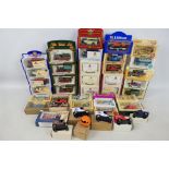 Lledo - Corgi - Oxford Diecast - A boxed collection of 40 diecast model vehicles in various scales.