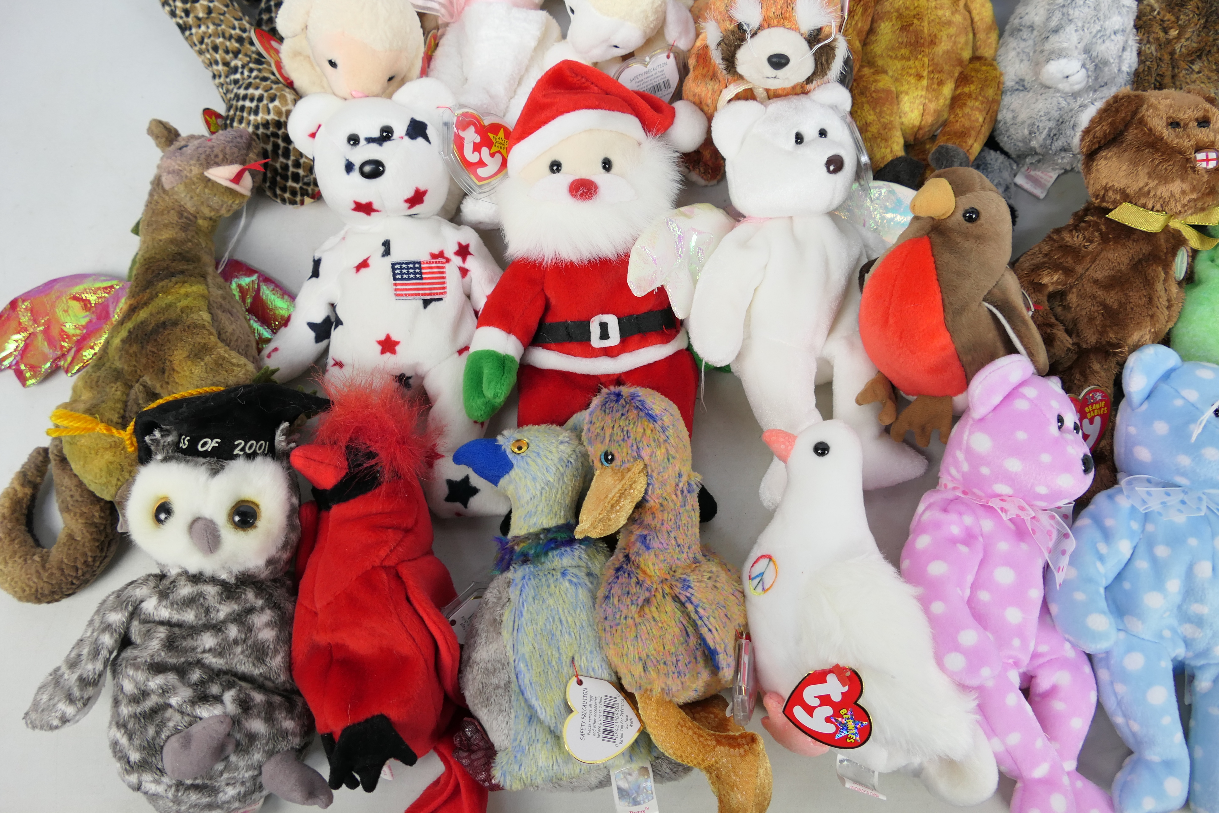 Ty - In excess of 40 x Ty Beanie Baby bears and soft toys - Lot includes 6 x bear-themed Beanie - Image 4 of 5