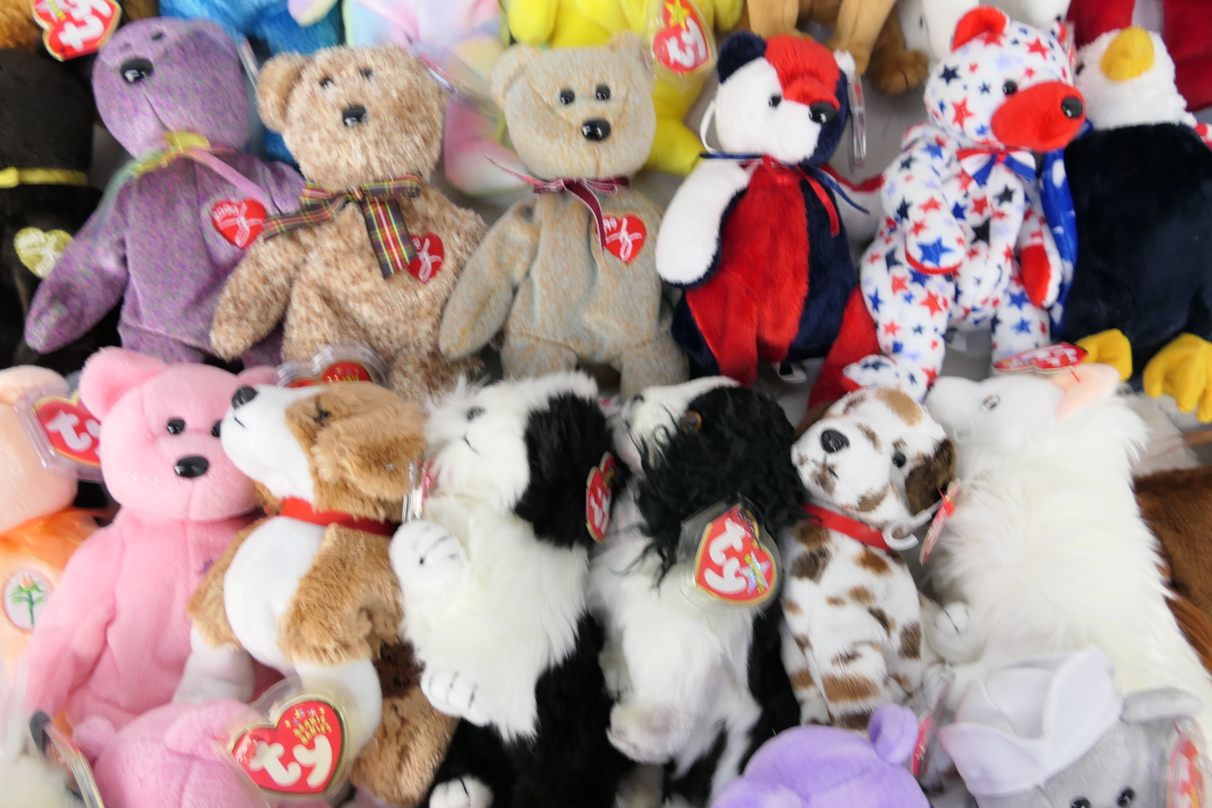 Ty - 33 x Ty Beanie Baby bears and soft toys - Lot includes 4 x USA-themed Beanie Babies to include - Image 6 of 6