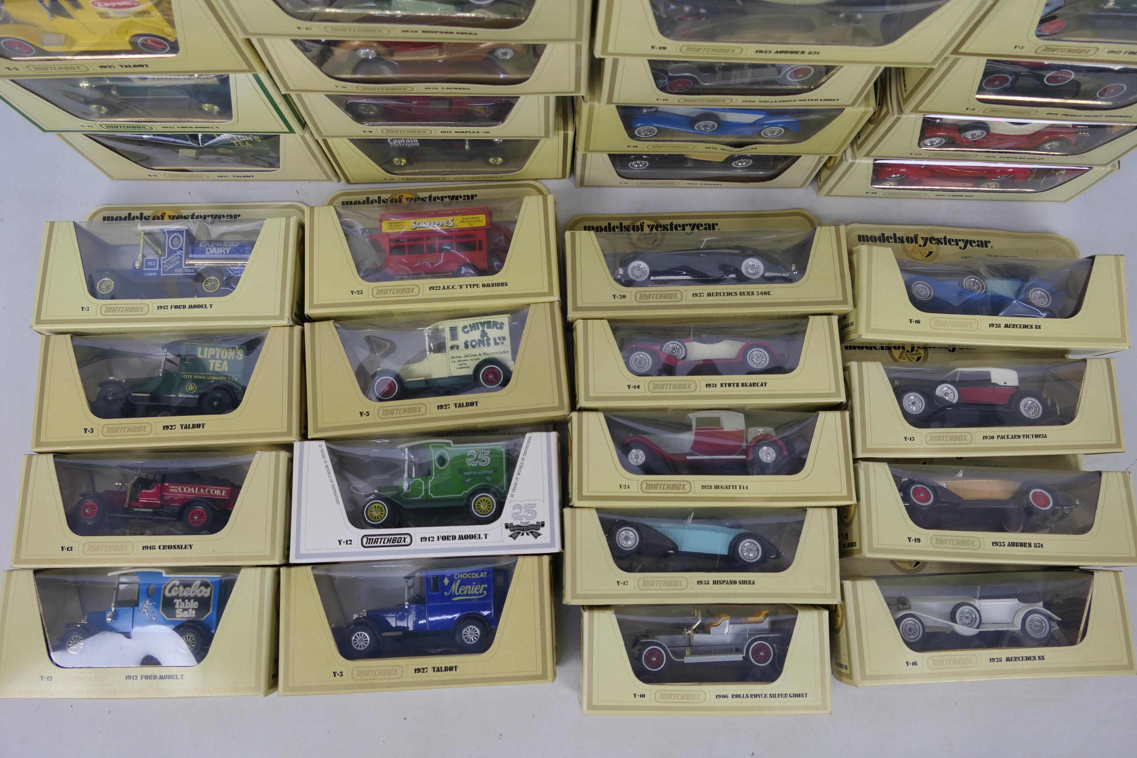 Matchbox Yesteryear - 36 x boxed vehicles including Mercedes SS Coupe # Y-16 in four different - Bild 3 aus 3