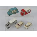 Spot-On - Five unboxed playworn diecast model vehicles from Spot-On.