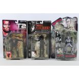 Mezco - McFarlane Toys - 3 x unopened carded figures, Reel Masters Silent Screamers Metropolis,