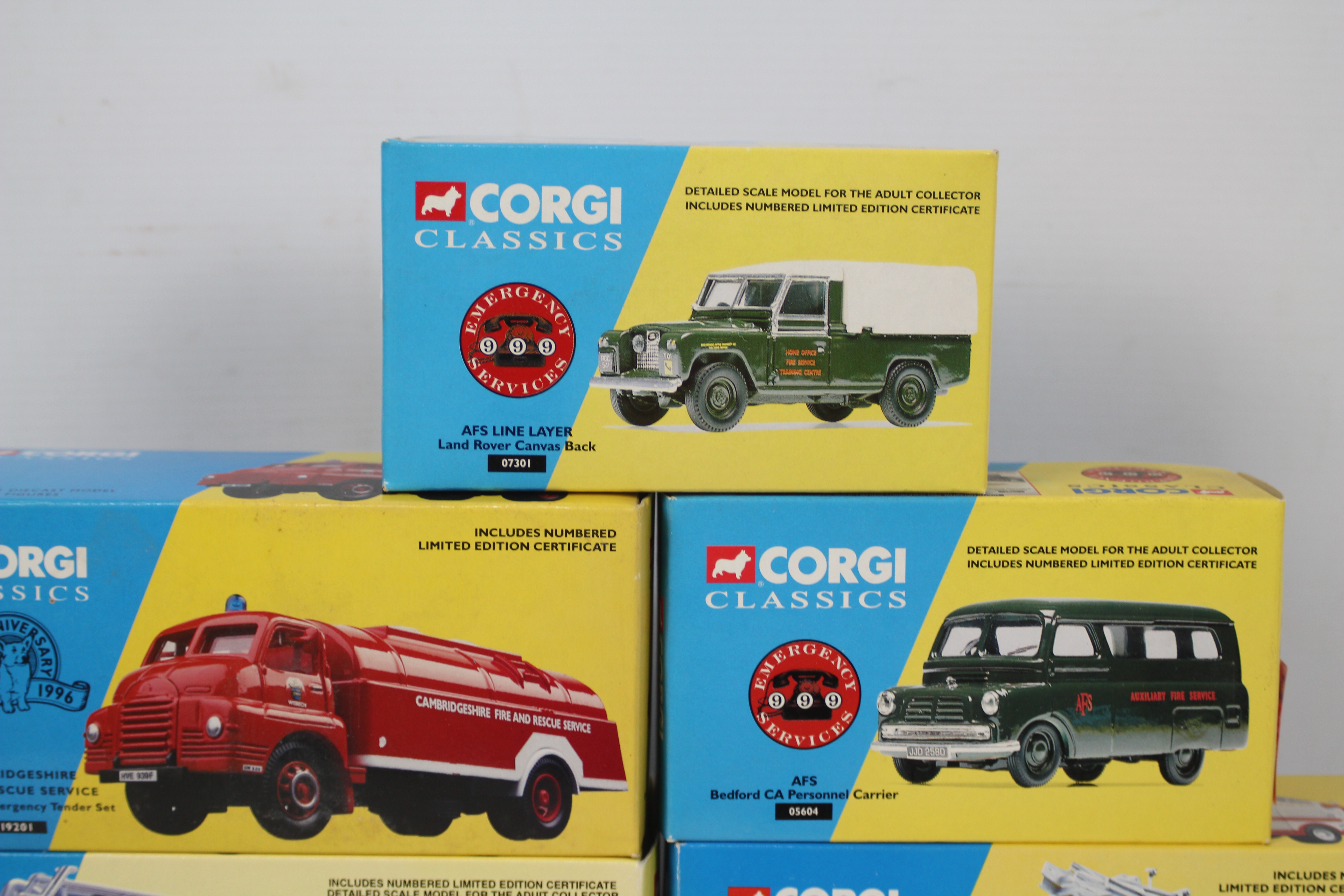 Corgi Classics - Seven boxed predominately Limited Edition diecast UK Fire related appliances / - Bild 2 aus 7
